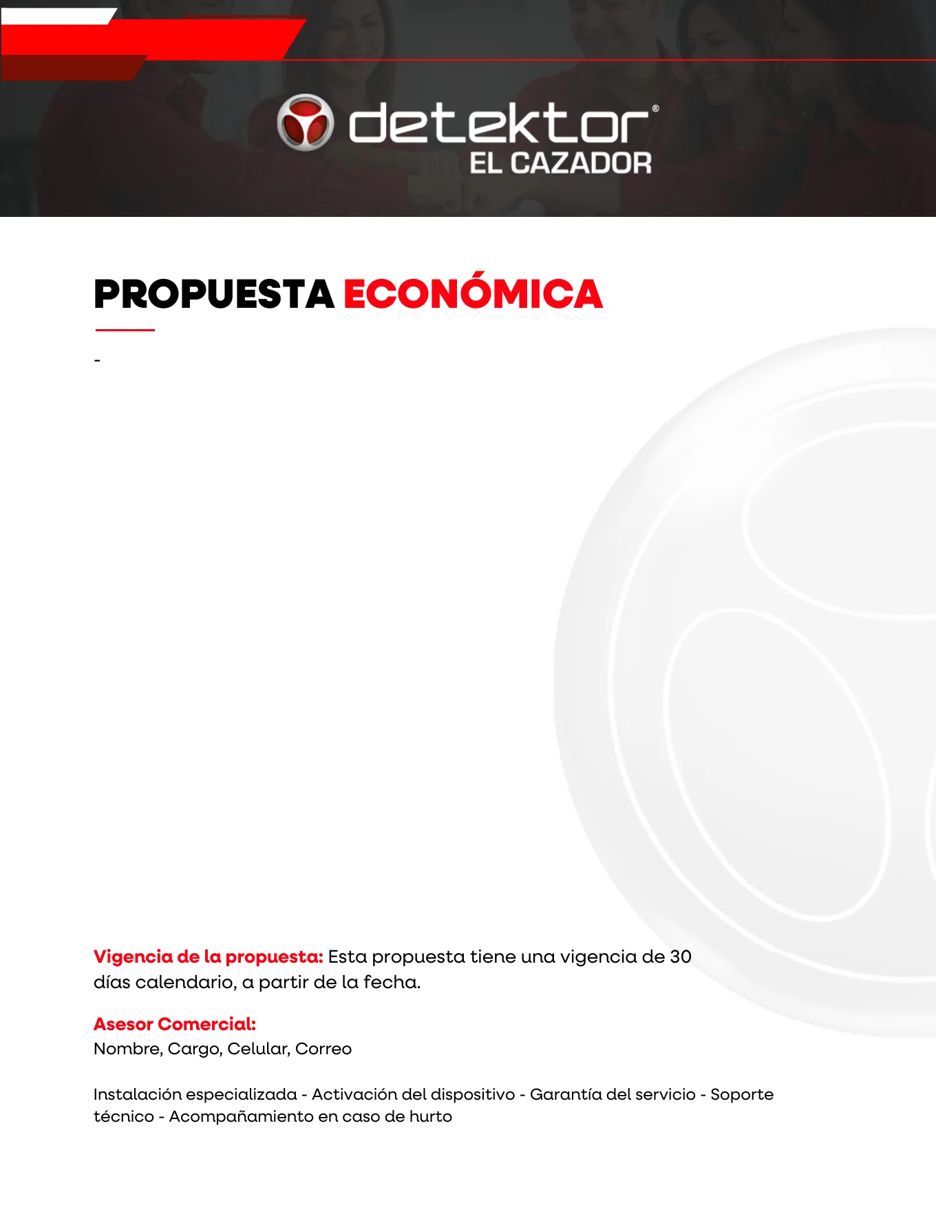 Propuesta económica